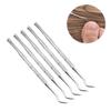 Beaupretty 10 pcs Professional Ingrown Toenail File Toe Cleaner Tool toenail Pedicure Tools Pedicure Tool Metal Nail Cleaner Manicure kit Single Head File Nail Remover Household view 3