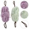 4 Pcs Bath Ball Back Strip Bath for ing Exfoliating Shower Net Back Sponge Jetted Tub Exfoliating Loofah Back Scrubber Braided Loofah to Weave Mesh Tennis view 2