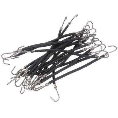 minkissy 20pcs Ponytail Hooks Headband Small Elastic Hook for Hair Braid for Ponytail