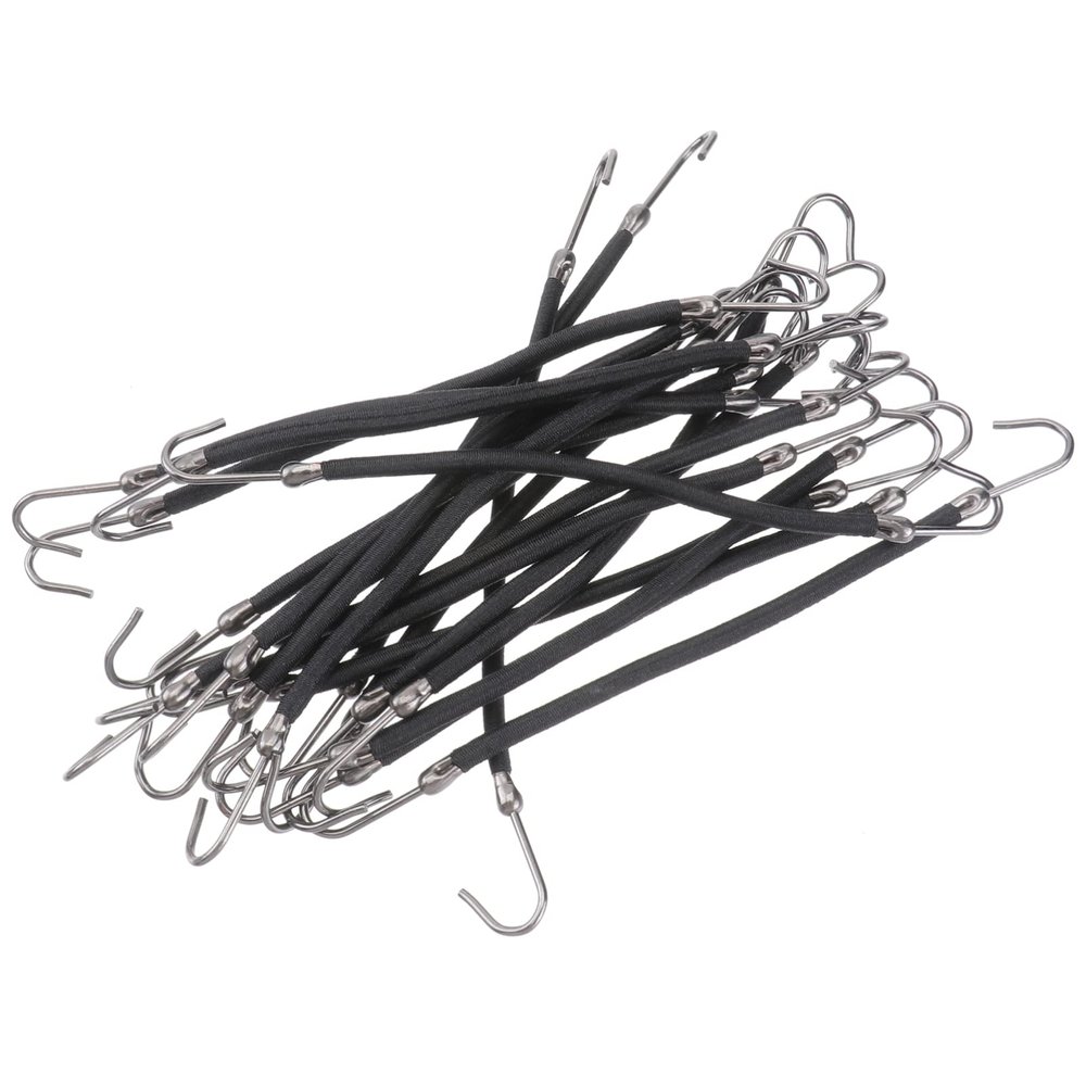 minkissy 20pcs Ponytail Hooks Headband Small Elastic Hook for Hair Braid for Ponytail