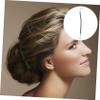 minkissy 20pcs Ponytail Hooks Headband Small Elastic Hook for Hair Braid for Ponytail view 2