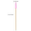 Beaupretty 60pcs Versatile Eyebrow Makeup Tools Bamboo Handle Spoolie Brush Eyebrow Combs view 3