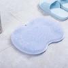 AIIONP Shower Foot & Back Scrubber, Massage Pad, Silicone Hands-Free Back Scrubber, Multifunctional, Suction Cup Design, Blue view 1