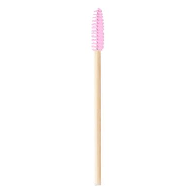 Beaupretty 20pcs Disposable Eyebrow Brushes with Bamboo Handle Eco-friendly Makeup Applicators for Eyebrow Grooming Portable Lash Curler Eyelash Comb for Salon Home Use
