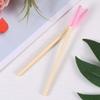 Beaupretty 20pcs Disposable Eyebrow Brushes with Bamboo Handle Eco-friendly Makeup Applicators for Eyebrow Grooming Portable Lash Curler Eyelash Comb for Salon Home Use view 2