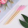 Beaupretty 20pcs Disposable Eyebrow Brushes with Bamboo Handle Eco-friendly Makeup Applicators for Eyebrow Grooming Portable Lash Curler Eyelash Comb for Salon Home Use view 4