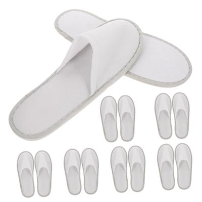 Alipis 10pairs Disposable -skid Hotel Slippers Breathable Guest Footwear for Home Travel Non- Design for Safety