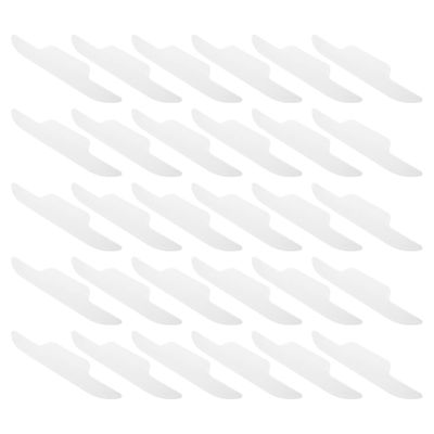 STOBAZA 30pcs Disposable Collar Self-Adhesive Absorb Sweat Stickers for Shirts Breathable and Strongly Adhesive Cushions for Hats White Ultra-Thin Design