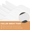STOBAZA 30pcs Disposable Collar Self-Adhesive Absorb Sweat Stickers for Shirts Breathable and Strongly Adhesive Cushions for Hats White Ultra-Thin Design view 2
