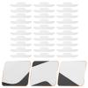 STOBAZA 30pcs Disposable Collar Self-Adhesive Absorb Sweat Stickers for Shirts Breathable and Strongly Adhesive Cushions for Hats White Ultra-Thin Design view 4