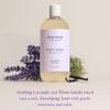 Deep Steep Body Wash, Lavender Vanilla, 17 oz  Hydrating Shower Gel with Hyaluronic Acid, Shea Butter, Aloe Vera & Argan Oil  Vegan, Clean Beauty, Clean & Refreshed Skin view 4