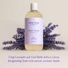 Deep Steep Body Wash, Fresh Lavender, 17 oz  Hydrating Shower Gel with Hyaluronic Acid, Shea Butter, Aloe Vera & Argan Oil  Vegan, Clean Beauty, Clean & Refreshed Skin view 4