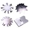 Beaupretty Nails Template Set 4pcs Stainless Steel Nail Art Plates for Women Girls Portable view 1