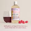 Deep Steep Body Wash, Raspberry Merlot (Meet me at Broad), 17 oz  Hydrating Shower Gel with Hyaluronic Acid, Shea Butter, Aloe Vera & Argan Oil  Vegan, Clean Beauty, Clean & Refreshed Skin view 3