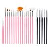 20pcs nail point drill pen Nail Brush for Nail Art Nail Art Supplies nail dotting tool Nail Art Painting Brush nail art pen nail art nail art liner brush Paint pen manicure view 2