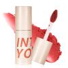 INTO YOU Matte Lipstick, Super Stay Lip Mud for Women, Lip Stain Long Lasting Waterproof, Lip Color Soft Lightweight, Smooth Lip Clay Mousse, Dual-Use For Lips And Cheek, Red Lipstick (W3) view 1