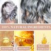 Silver Gray Hair Wax,Temporary Natural Mud Grey Hair Dye Coloring Wax for Cosplay,Party,Show,Daily Use Etc,Long Lasting,Washable,Refreshing & Non-greasy Matte Hairstyle Ash view 3