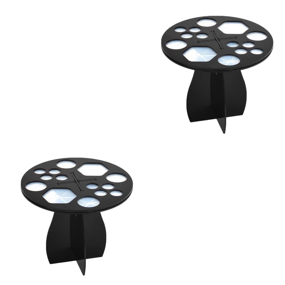 FOMIYES 2pcs Cosmetic Brush Drying Rack Stand Holder for Makeup Brush Organization