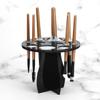FOMIYES 2pcs Cosmetic Brush Drying Rack Stand Holder for Makeup Brush Organization view 3