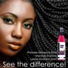 Awesome Braid Leave in Conditioner Spray, pH 4.0~4.5, Moisturizes & Improves Elasticity, Braid Itch Relief Spray, Prevents Heat & Hair Damage, Hydrates, Vitamin B5, 7 Fl Oz view 2