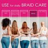 Awesome Braid Leave in Conditioner Spray, pH 4.0~4.5, Moisturizes & Improves Elasticity, Braid Itch Relief Spray, Prevents Heat & Hair Damage, Hydrates, Vitamin B5, 7 Fl Oz view 3