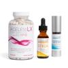 AgelessLX Supplement Capsule for Women with HMB + Hydrasilk Eye Cream 0.5 OZ + Bright Glow Face Serum 1 Fl OZ for Women Bundle view 1