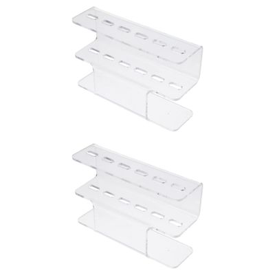 Tofficu 2pcs Tweezers Display Stand for Eyelash Extension Supplies Acrylic Tweezer Holder for Beauty Salon and Home Use Organizer for Lash Tools and Accessories