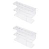 Tofficu 2pcs Tweezers Display Stand for Eyelash Extension Supplies Acrylic Tweezer Holder for Beauty Salon and Home Use Organizer for Lash Tools and Accessories view 1