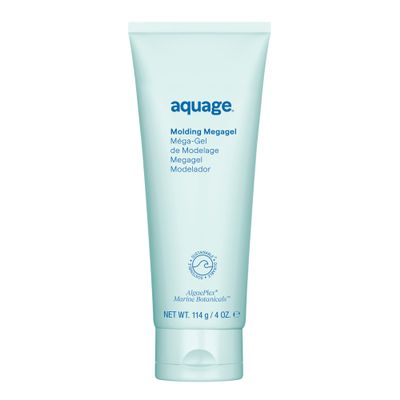 Aquage Molding Megagel  Professional Firm-Hold Styling Gel for Wet Looks, Sculpted Blowouts & High-Gloss Finish  Lightweight, Non-Flaking, Humidity-Resistant Hair Gel for All Hair Types - 4 oz