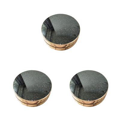 Healifty Cushion Sponge Makeup Liquid Trip Portable Container Travel With Diy Loose Puff Outdoor Empty Bb Foundation Blusher Compact up Holder Case Two-layers for Round
