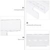 NUOBESTY 3pcs Acrylic Eyelash Tweezer Storage Rack Organizer for Eyelash Extensions Compact Display Stand for Tweezers and Lash Tools Space-Saving Design for Home Salon Use view 3