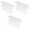 Tofficu 3pcs Acrylic Tweezers Display Holder Rack for Eyelash Extension Tools Organize and Store Tweezers Neatly Salon Space-saving Makeup Accessories Stand view 1