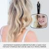 ForPro Professional Collection Premium Hand Mirror with Handle, 6.3" W x 9.6" L, Multi-Purpose Handheld Mirror with Distortion-Free Reflection, Black view 4