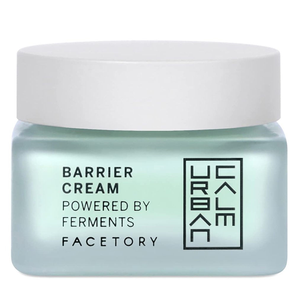 FACETORY Urban Calm Barrier Cream Hydrating Face Moisturizer with Hyaluronic Acid & Fermented Honeybush, Daily Moisturizer Face Cream for Aging, Dry Skin & Sensitive Skin 1.69 Fl Oz