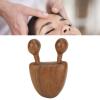 Gua Sha Scraper Massage Scraper Wenge 2 Teeth Portable Comfortable Gua Sha Scraper for Face Nose Neck Gua Sha Masks view 1