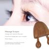 Gua Sha Scraper Massage Scraper Wenge 2 Teeth Portable Comfortable Gua Sha Scraper for Face Nose Neck Gua Sha Masks view 4