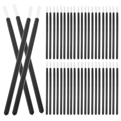 Beavorty 100pcs Disposable Lip Brushes Multi-function Applicators for Makeup Eyelash and Nail Care Portable and Convenient for Go Use