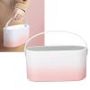 Pink Gradient Foldable Rotating Makeup Storage,Cosmetics Box,Portable Makeup Box with LED Lighted Mirror for Travelling, Multi Purpose Makeup Organizer Carrying Case, Cosmetics Box, Pink Gradien view 4