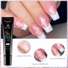 Biutee Nail Stamper Kit 22Pcs Gel Nail Stamping Kit 12Pcs Nail Stamping Plates 8Pcs Gel Stamping Polish, Silicone Stamper Scraper Flower Lace Holiday Stamp Template Christmas Gift for Women view 4