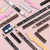 6Pcs Dark Brown Eyebrow Pencil Eyeliner Set, Waterproof Eye Brow Pencil, Easy to Coloromen Women Professional Eyebrow Pencil Smudge Proof Long Lasting Makeup Eye Liners view 2