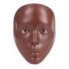 Bueuo Makeup Practice Face, 5D Reusable Silicone Make up Practice Board Mannequin Face with Makeup Brushes Sponge Set and Eyeshadow Board Kit for Emerging Artist, Girl's Gift, Black view 1