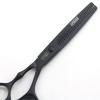 6 Inch Black Hairdressing Scissors Salon Hairdressing Tool Stainless Steel Hair Cutting Hair Thinning Hairdressing Scissors (6 inch thinning) view 4