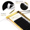 QUEWEL Easy Fan Lash Extensions 0.10mm CC Curl Eyelash Extensions 8-15mm Mixed Lash Trays Matte Black Ultra Lightweight C CC D DD Curl Volume Lashes Self Fanning Lashes (0.10CC Mix8-15mm) view 2