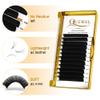 QUEWEL Easy Fan Lash Extensions 0.10mm CC Curl Eyelash Extensions 8-15mm Mixed Lash Trays Matte Black Ultra Lightweight C CC D DD Curl Volume Lashes Self Fanning Lashes (0.10CC Mix8-15mm) view 3