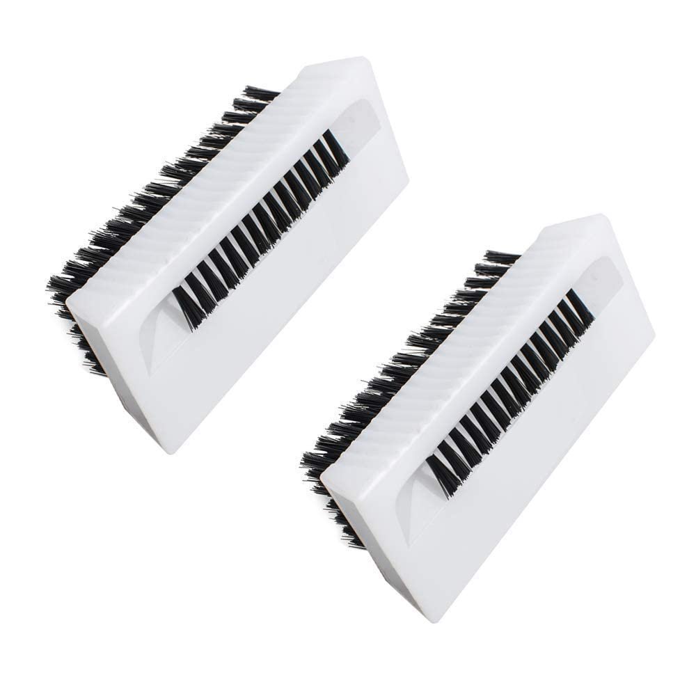 Beavorty 2PCS Nail Brush Fingernail Scrub Brush Two-sided Hand and Nail Brush Brush Nail Brush Cleaner for Toes and NailsHome Store Use (White)