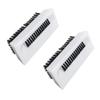 Beavorty 2PCS Nail Brush Fingernail Scrub Brush Two-sided Hand and Nail Brush Brush Nail Brush Cleaner for Toes and NailsHome Store Use (White) view 1