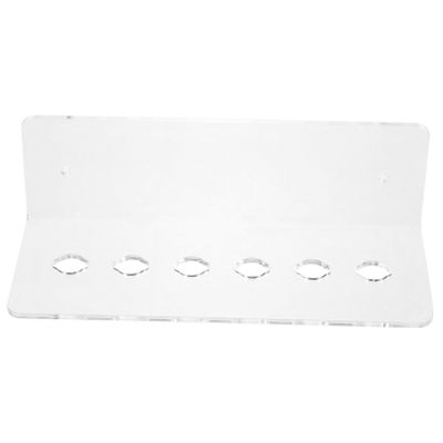 Beavorty Wall Mounted Scissors Holder Slot Acrylic Shear Rack for Organized Scissors Storage Salon and Home Use Features Safe Rounded Corners and Easy