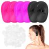 Lurrose 200pcs Disposable Ear Covers 6pcs Hair Dye Ear Cover Hair Dye Earmuffs Clear Ear Shower Caps for Hair Dye Shower Spa view 1