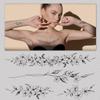 Cerlaza Tiny Temporary Tattoos for Women Girls, Realistic Fake Tattoos That Look Real and Last Long for Adult, Waterproof Hand Tattoos Stencils Stickers for Body Art-12 Sheets view 4