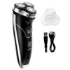 Head Shavers for Bald Men, Electric Shaver Waterproof Fast Charging Men's Shaver Rechargeable Electric Razor Beard Trimmer Shaving Machine (Color : With box) view 1
